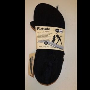 🆕Futsole by NUFOOT Travel Shoe 4 Way Stretch Upper Skid Resistant Black Small